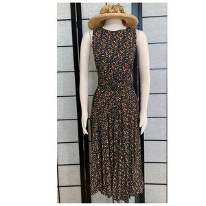E D Michaels Floral Sleeveless Midi Dress - Size 3-4